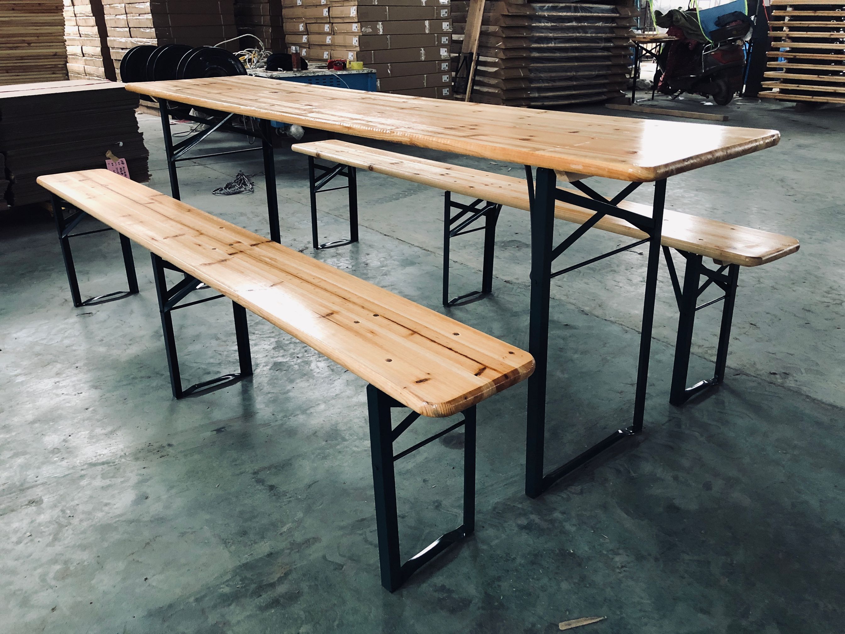 Hotsale outdoor beer table set picnic table and bench